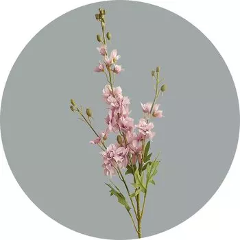 SunMade искусственные шелковые цветы Дельфиниум белые фиолетовые