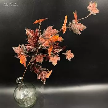 SunMade Осенняя ветка кленового дерева из шелка