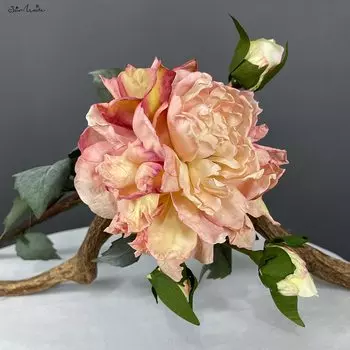 SunMade шелковые искусственные большие пионовые ветки фиолетовые