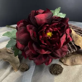 SunMade винтажные большие белые шелковые пионы