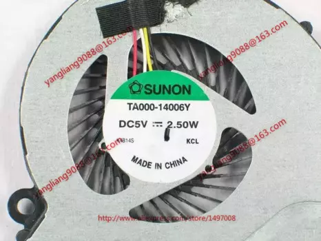 SUNON TA000-14006Y DC 5V 2,5 W 4-проводной вентилятор охлаждения сервера