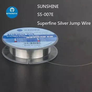 SUNSHINE Flying Line SS-007E сверхтонкая серебряная проволока для ремонта мобильных телефонов