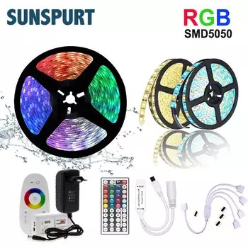 SUNSPURT RGB Светодиодная лента 5М-20М