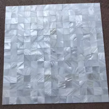 Супер белый из перламутровых раковин мозаичная плитка MD-NO2 кухня щитка DIY Cabinettable топе, декоративная наволочка на улучшение