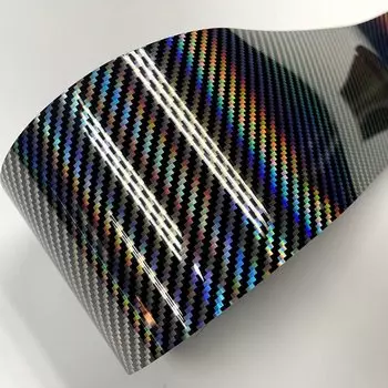 Супер глянцевая красная голографическая виниловая пленка из углеродного волокна шириной 10 см, сделай сам, наклейка на автомобиль, ноутбук, самоклеящийся лист