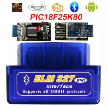 Super Mini Elm327 Bluetooth OBD2 V1.5 Elm 327 В 1.5 OBD 2 Автоматический диагностический сканер для автомобиля Elm-327 OBDII Code Diagnostic-Tools