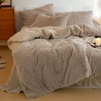 Супер мягкий пододеяльник из искусственного кроличьего меха, роскошный уютный плюшевый пушистый Комплект постельного белья (1 пододеяльник + 1 простыня + 2 наволочки)