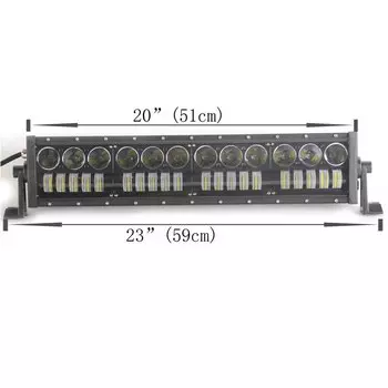 Супер яркая светодиодная панель 9D 6-50 дюймов Offroad Hi Low Beam Led Bar для грузовика Lada 4x4 SUV ATV Niva 12V 24V Автоматические фары дальнего света