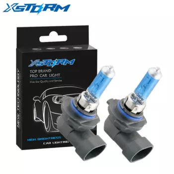 Супер яркие галогенные лампы 9006 HB4 55 Вт 12 В, автомобильные светильник ры, противотумансветильник фары высокой мощности, автомобильные лампочки 5000 К белого света, 2 шт.