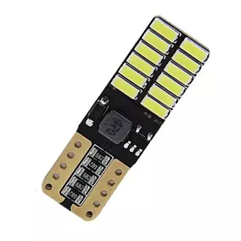 Супер яркий 24 SMD 4014 светодиодный автомобильный светильник 12В w5w T10 светодиодный автомобильный cob наружный габаритный фонарь для двери, лампа для чтения, указатель поворота