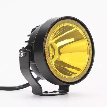 Супер яркий 4-дюймовый белый желтый светодиодный рабочий противотуманный фонарь для автомобиля, внедорожника, грузовика, квадроцикла, UTV 12-48 В
