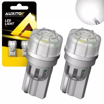 Супер яркий светодиодный фонарь Canbus T10, 2 шт., 12 В, 194, 168, W5W, Canbus, без ошибок, 3020, 3SMD, габарисветильник фонарь для салона автомобиля, янтарный, желтый, белый