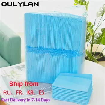 Супер впитывающие подгузники для домашних животных Oulylan, подгузники для дрессировки собак, одноразовые здоровые подгузники для кошек и собак, подгузники с быстросохнущей поверхностью