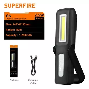 SUPERFIRE G6 Портативный фонарик