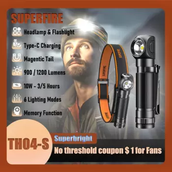 SUPERFIRE TH04-S налобный фонарь