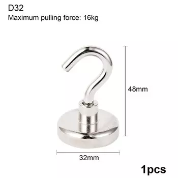 Супермощные Магнитные Крюки Настенный Магнитный Вешалка Прочный Держатель NdFeB для Кухни, Гардероба, Домашних Инструментов и Подвесного Хранения