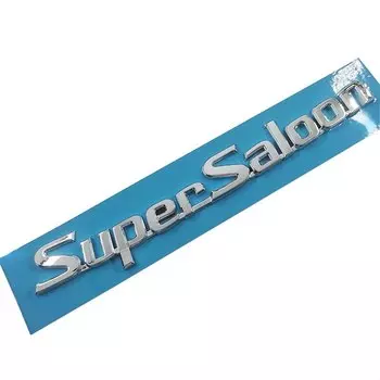 Суперпродажа надпись Super Saloon, эмблема заднего хвоста багажника, логотип, надпись, значок, наклейка, 1 шт., наклейка