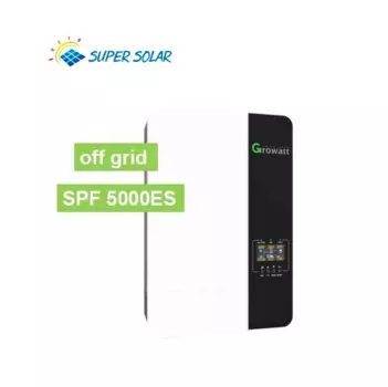 Supersolar Growatt 5000es 5000 Вт автономный преобразователь 5 кВА Mppt 80a 230 В переменного тока 48 В постоянного тока солнечный инвертор 5 кВт