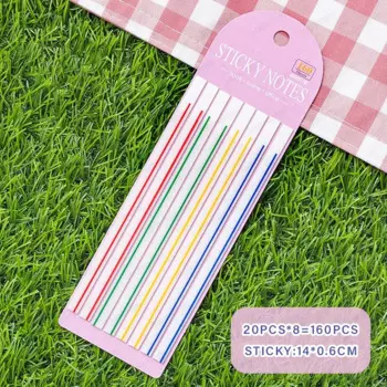 Супертонкие индексные наклейки MOONBIFFY, 160 шт.