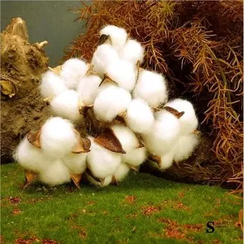 Сушеные цветы из хлопка CLYK, 6 цветов