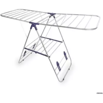 Сушилка для одежды из нержавеющей стали-Регулируемая складная и легкая в хранении-стойкая к ржавчине для использования в помещении и на улице