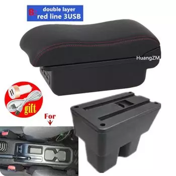 Suzuki Jimny JB74 2019-2024 кожаный/АБС-пластик Подлокотник Ящик Для Хранения Автомобильный Аксессуар Для Организации Салона ...