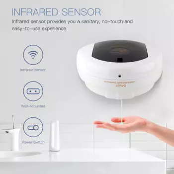 Автоматический дозатор жидкого мыла SVAVO 600 мл