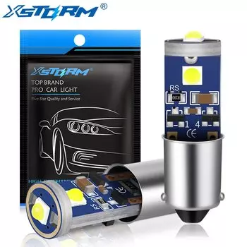 СВЕТОДИОДНАЯ Лампа BA9S T4W, 12 В, 2 шт.