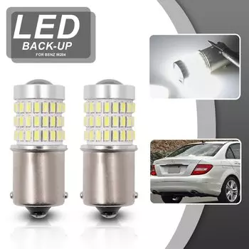 СВЕТОДИОДНЫЕ Лампы CANbus для заднего хода и заднего хода, запасные лампы для Mercedes Benz W204 C Class 2007-2014, Стайлинг автомобиля, 2 шт.