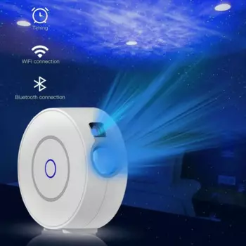 СВЕТОДИОДНЫЙ цветной смарт-проектор с Wi-Fi и приложением