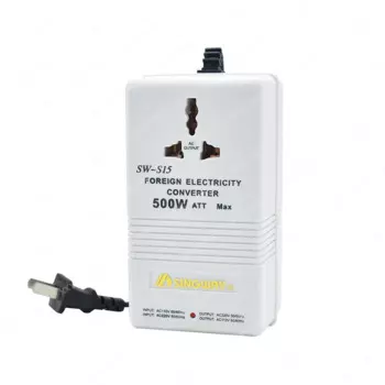 SW-S15 500W трансформатор напряжения 220V-110V/110V-220V двойной-направленный преобразователь питания, дорожный адаптер для фототехники