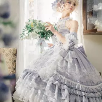 Свадебное великолепное платье с цветочной вышивкой и высокой талией