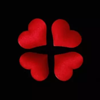 Свадебные лепестки в форме сердца Zepfront 100 шт.