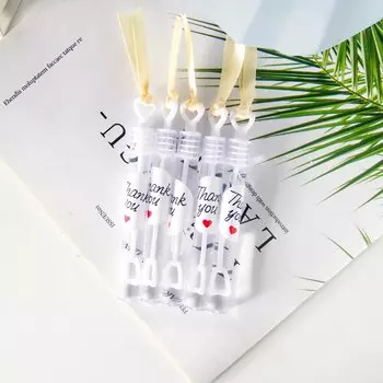 Свадебные мыльные пузыри с сердечком