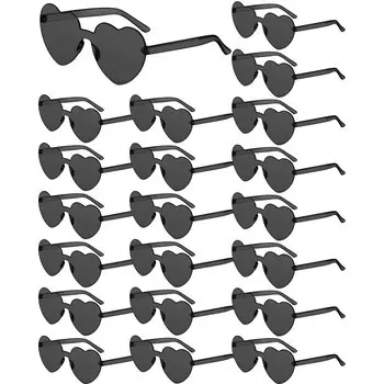 Свадебные очки XMSJ сердце пластик 80-20 шт