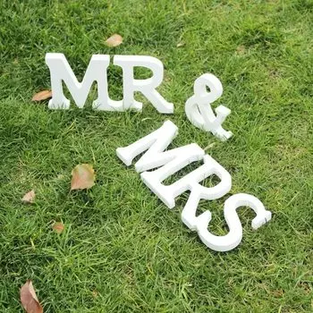 Свадебные украшения "Мистер и Миссис", 3 шт., ПВХ