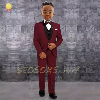 Свадебный костюм для мальчиков, костюм из 2 предметов (пиджак и брюки), детский смокинг под заказ, Женский коктейльный костюм на день рождения