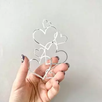 Свадебный топпер для торта Mr & Mrs