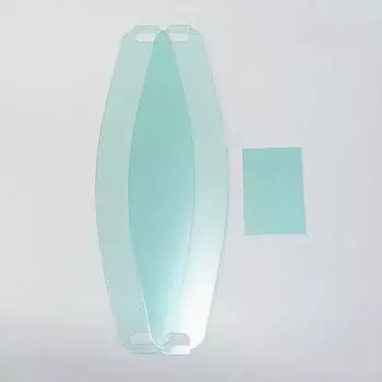 Сварочная маска для шлема, Защитная линза, передняя и внутренняя крышка, объектив для 3 окон, с автозатемнением