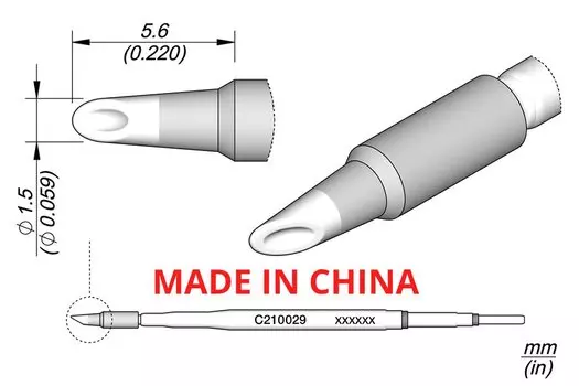 Сварочные наконечники YUANPIN C210