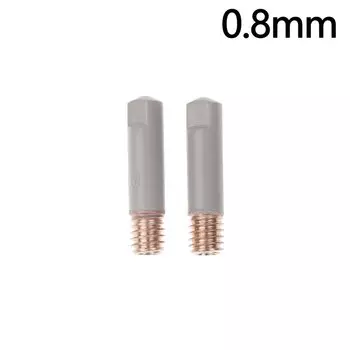 Сварочные сопла HUXUAN, медные, 2 шт., 25 мм, M6, 0,8-1 мм