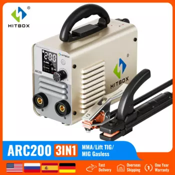 Сварочный аппарат HITBOX MMA ARC200 2 в 1, сварочный аппарат 110 В/220 В