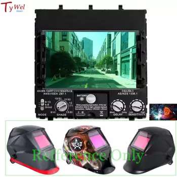 Сварочный фильтр TywelMaster 100x65 мм, 4 датчика, автозатемнение 4(3)-13