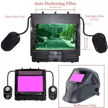 Сварочный фильтр TywelMaster 100x65 мм 4 датчика