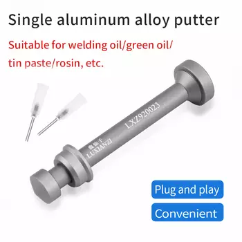 Сварочный флюс LUXIANZI из алюминиевого сплава, универсальный бустер со шприцами для домашней металлической пасты, зеленое масло
