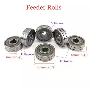 Сварочный ролик подачи TywelMaster для проволоки 0,6/0,8 мм 0,8/1,0 мм