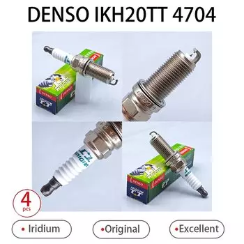Свеча зажигания DENSO Iridium IKH20TT 4704, адаптированная к логотипу Crown Ruiz Overbearing Highlander Volvo и т. д.