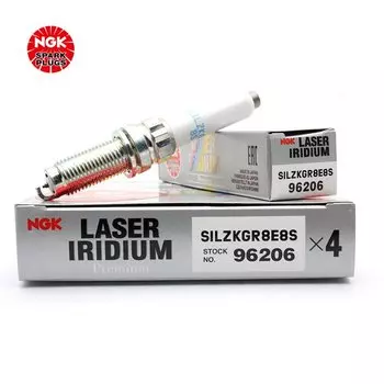 Свеча зажигания NGK Iridium Platinum SILZKGR8E8S 96206 подходит для BMW MINI CooperOne OE 12120046646