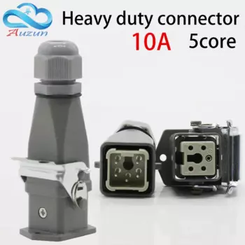 Сверхмощный разъем 5(4 + 1) 10A 250V HA-005-2 top-line hot channel air plug