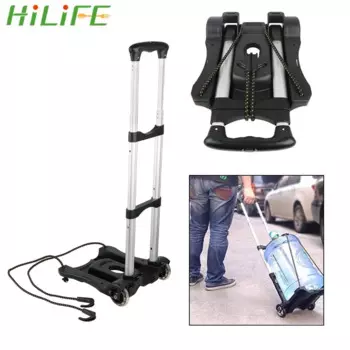 Сверхмощный ручной мешок 35 кг для дома, путешествия, покупок, портативная складная тележка для багажа, двухколесная тележка